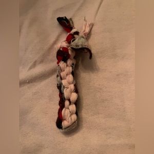 This is a hello kitty and plad dog toy